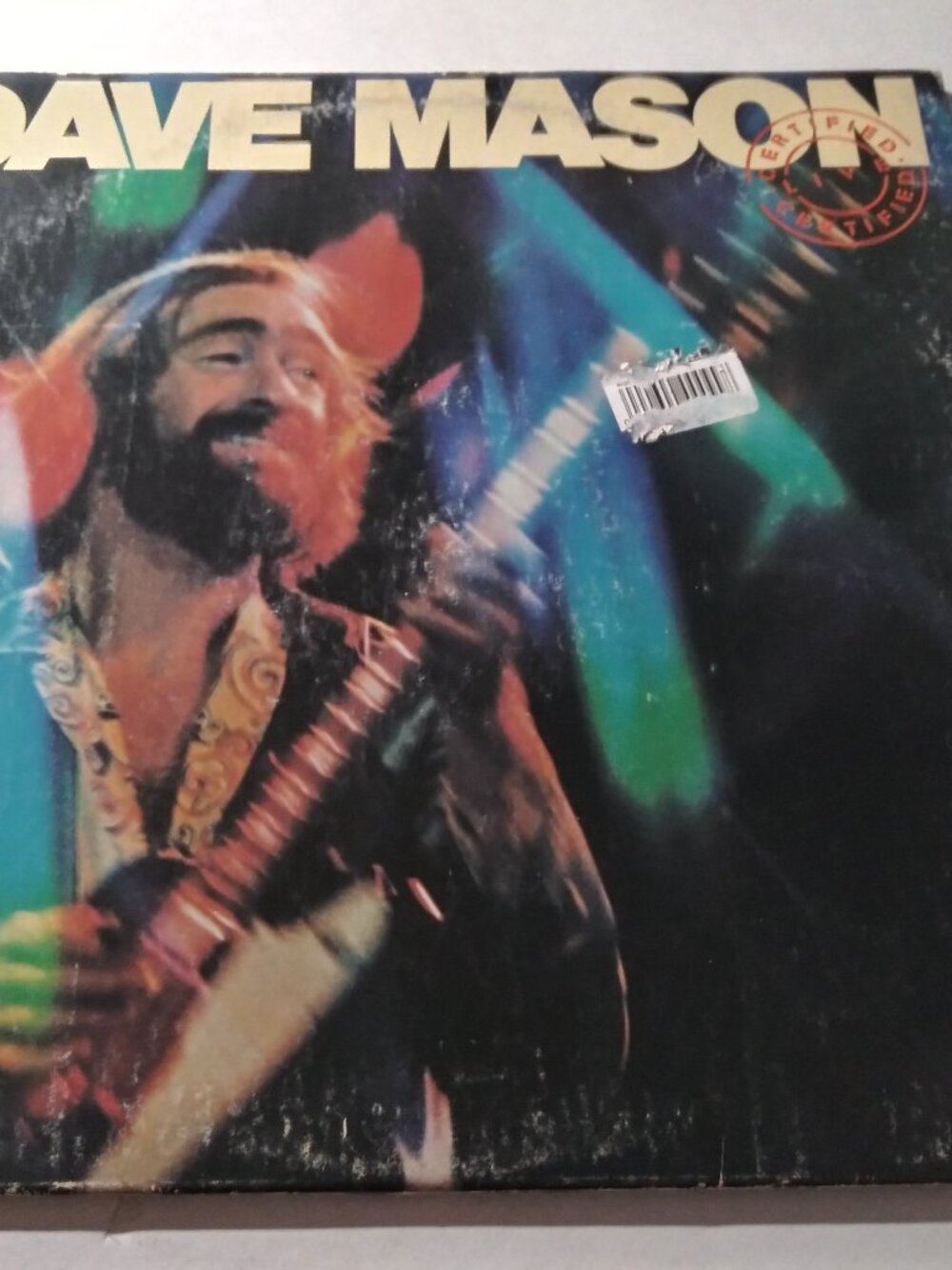 Dave Mason - Certified Live VG- Original Columbia PG-34174 2xLP Record 1978 ROCK